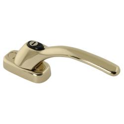 Fab & Fix uPVC/Timber Tilt & Turn Espagnolette Locking Multipoint Window Handle - Dual - Hardex Gold