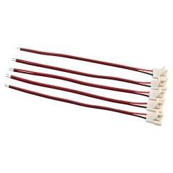 Integral LED Connector & Wire for IP20/IP33 10mm LED Strip Lights - Pack of 5