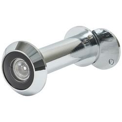 D&E Wide Angle 180° Door Viewer - Door Thickness 50-70mm - Polished Chrome