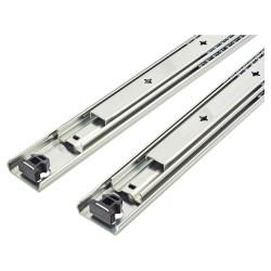Klug 53mm Heavy Duty Ball Bearing Drawer Runner - Full Extension - 800mm Length - 100kg - Zinc