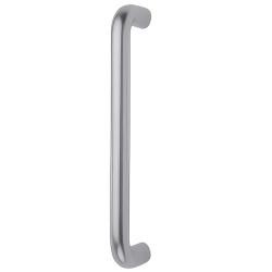 Altro Satin Aluminium 19mm D-Bar Door Pull Handle - Bolt Fix - 425mm Centres