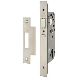 UNION J2C2 Equality Act DIN Deadlocking Nightlatch Case - 83mm Case - 55mm Backset - Stainless