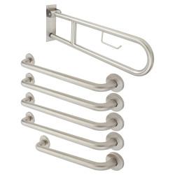 Altro Rail Only Close Coupled Doc M Pack - Satin Stainless Steel