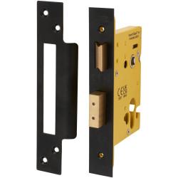 Altro Architectural Euro Profile Sashlock - 78mm Case - 57mm Backset - Square - Matt Black