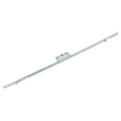 Avocet Single U-Rail Offset Espagnolette uPVC Window Lock - 600mm Length - 25mm Backset - 8mm Cam