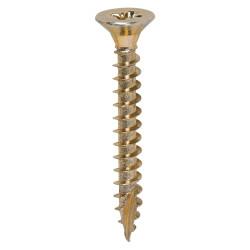 TIMCO Classic Pozi Countersunk Wood Screws - 5.0 x 40mm - Yellow Zinc - Pack of 200
