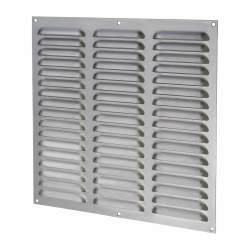 Altro Hooded Louvre Vent - 305 x 305mm - 23750mm² Free Air Flow - Satin Chrome