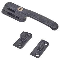 Fab & Fix Craftsman Locking Casement Window Fastener - Reversible - Black