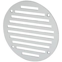 Touchpoint Circular Slotted Vent - 127mm - 4145mm² Free Air Flow - Satin Aluminium