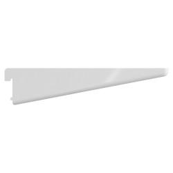 Rothley Twin Slot Shelf Bracket - 170mm Length - Matt White