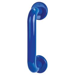 Hoppe AR602/220 Cobalt Blue Nylon D-Bar Door Pull Handle on Rose - Screw Fix - 220mm c/c
