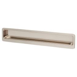 Altro Alton Rectangular Flush Cabinet Pull Handle - 177 x 33mm - Satin Nickel