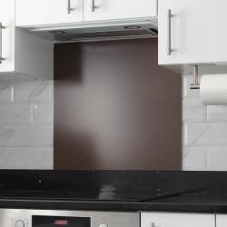 Altro Aluminium Kitchen Splashback - 900 x 750mm - Matt Chocolate