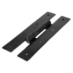 Olde Forge H Cabinet Hinge - 83 x 53 x 3mm - Antique Black Iron