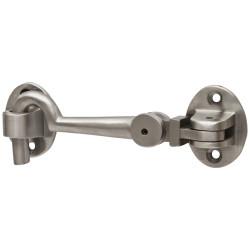 Hampstead Heavy Duty Cabin Hook & Eye - 75mm Length - Satin Nickel
