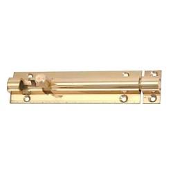 Altro Polished Brass Straight Barrel Bolt - 100 x 25mm