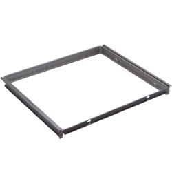 elfa Garage+ Storage Top Track System - Click In Gliding Frame for Baskets - 604 x 535mm - Grey