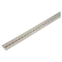 Altro Continuous Piano Hinge - 1800 x 50 x 1.2mm - Satin Stainless Steel
