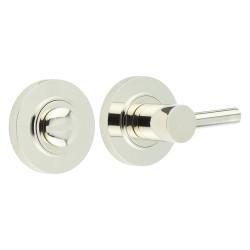 Burlington by Frelan Easy Turn & Release with Knurled Rose - 50mm Diameter - Polished Nickel