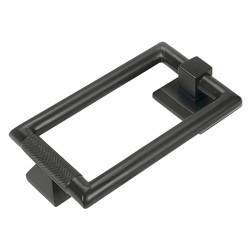 From The Anvil Brompton Rectangular Knurled Door Knocker - Aged Bronze - 145 x 90mm