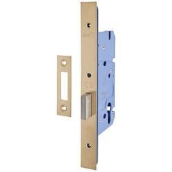 Altro Architectural DIN Euro Deadlock - 85mm Case - 60mm Backset - PVD Brass