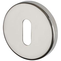 Altro Escutcheon - 52mm Diameter - Keyhole - Polished Stainless Steel