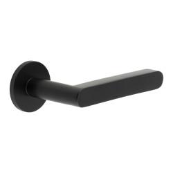 CRES by Frelan Black Fixed Dead Door Handles on Round Rose - CR-101 Range