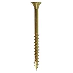 TIMCO C2 Floor-Fix Flooring Torx Countersunk Wood Screws - 4.2 x 55mm - Yellow Zinc - Pack of 200