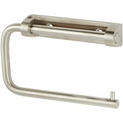 Dolphin Single Toilet Roll Holder - 93 x 147 x 23mm - Satin Stainless Steel