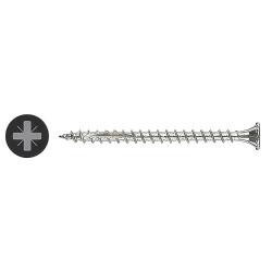 Reisser Cutter Pozi Countersunk Wood Screws - 4.0 x 16mm - Bright Zinc Plated - Pack of 200