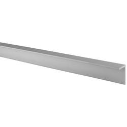 Pro Angled Headrail - 17-21mm Panels - Satin Anodised Aluminium