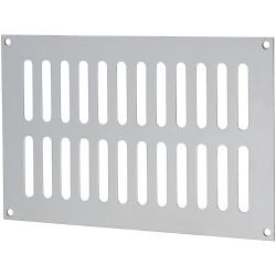 Altro Plain Slotted Vent - 229 x 152mm - 8170mm² Free Air Flow - Satin Stainless Steel