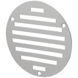 Altro Circular Slotted Vent -102 x 102mm - 1125mm² Free Air Flow - Polished Stainless Steel