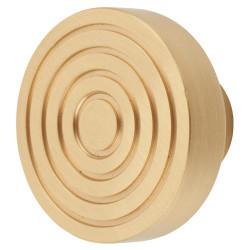 Frelan Hoxton Murray Round Cabinet Knob - 40mm Diameter - Satin Brass