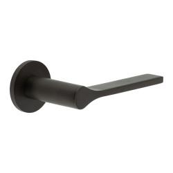 CRES by Frelan Dark Bronze Unsprung Fire Rated Door Handles on Round rose - CR-105 Range