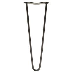 Altro Hairpin Leg - 2 Pin - 400mm Height - Black - Pair