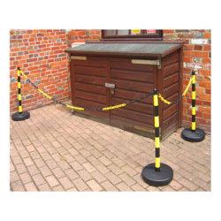 Post & Base - Yellow/Black - Pack of 2