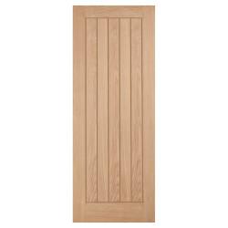 LPD Belize 5 Panel Unfinished Solid Internal Door - 1981 x 610 x 35mm - Oak