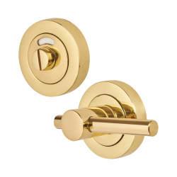 Hampstead T-Bar Bathroom Turn & Release with Indicator - 50 x 75 x 40mm - Polished Brass