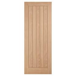 LPD Belize 5 Panel Unfinished Solid Internal FD30 Fire Door - 1981 x 762 x 44mm - Oak