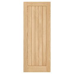 LPD Belize 5 Panel Pre-Finished Solid Internal FD30 Fire Door - 1981 x 610 x 44mm - Oak