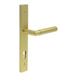 CRES by Frelan CR-102 uPVC Multipoint Door Handle - 92mm c/c - Satin Brass