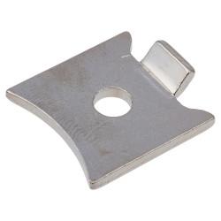 Altro Standard Raised Bookcase Clip - Polished Nickel Plated - Pack of 10