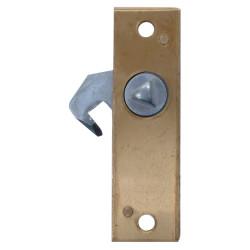 Hook Bolt Budget Lock - 78 x 23mm - Left Hand - Brass