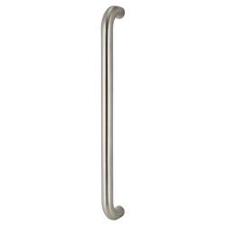 Touchpoint Satin Stainless Steel 19mm D-Bar Door Pull Handle - Bolt Fix - 300mm Centres