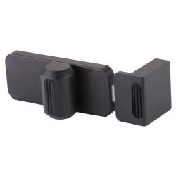 Designer Toilet Cubicle Indicator Bolt - 17-21mm Panels - Black Textured