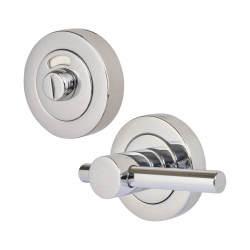 Hampstead T-Bar Bathroom Turn & Release with Indicator - 50 x 75 x 40mm - Polished Chrome