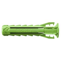 Fischer SX Plus Expansion High Quality Nylon Wall Plug - 10 x 50mm - Green - Pack of 45