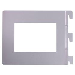 Altro Twin Slot Shelf Book End - 142 x 118mm - Silver