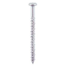 TIMCO Masonry Screw - Pan Head - Zinc Plated - T25 - 6 x 80mm - Pack of 100